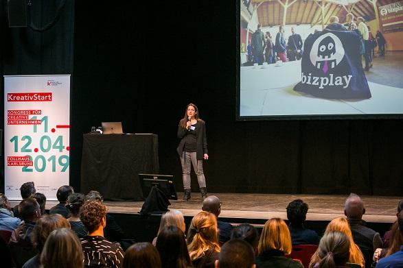 Vortrag, Kreativ Start 2019 Foto: Sandra Jacques