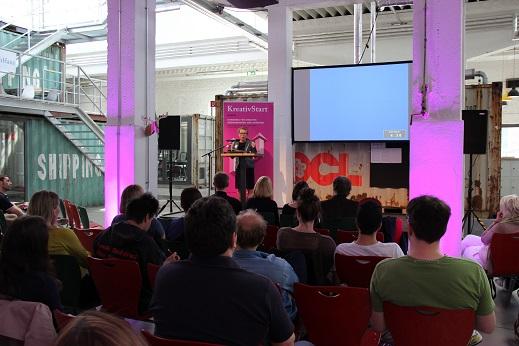 Speaker, Kreativ Start 2015; Foto: Veronika Biebrich