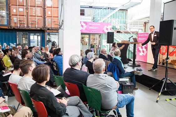 Vortrag, Kreativ Start 2016; Foto: Nancy Fischer 