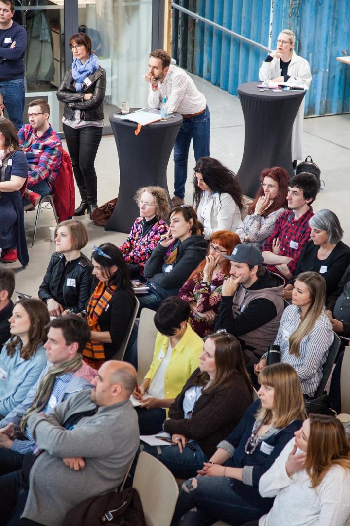 Vortrag, Kreativ Start 2016; Foto: Nancy Fischer 