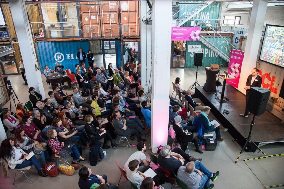 Vortrag, Kreativ Start 2016 Foto: Nancy Fischer