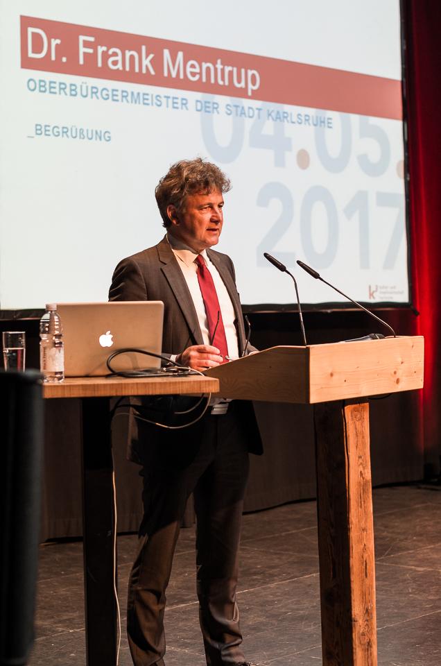 Dr. Frank Mentrup, Kreativ Start 2017  Foto: Eugen Kraft