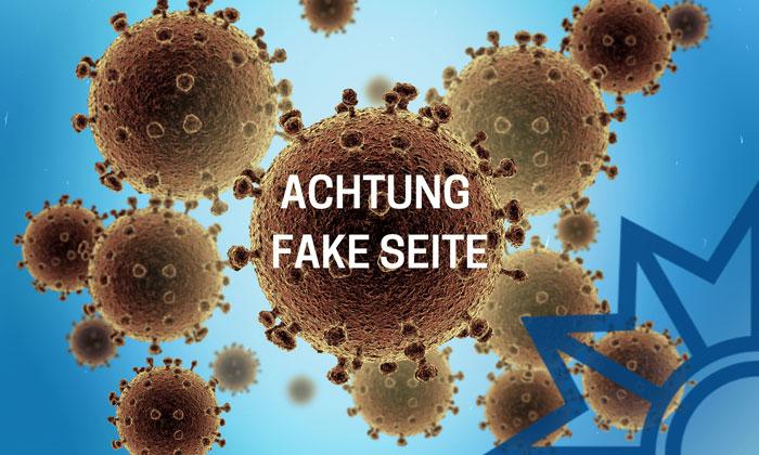 Fake-Seite wirbt mit Corona-Soforthilfe, Foto: https://www.polizei-beratung.de