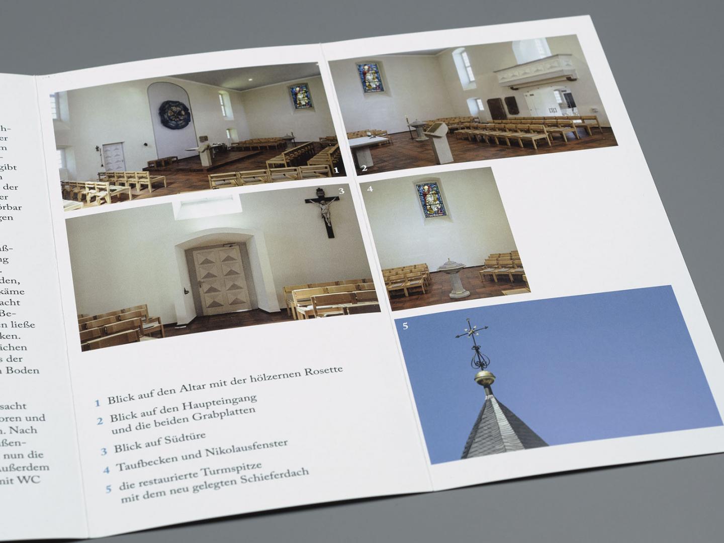 Förderverein Nikolauskirche Rüppurr Flyer Innen