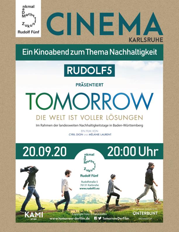 Tomorrow - Die Welt ist voller Lösungen - Ein Kinoabend zum Thema "Nachhaltigkeit"