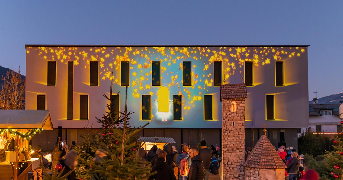 Sterntaler Projection Mapping Lana Südtirol