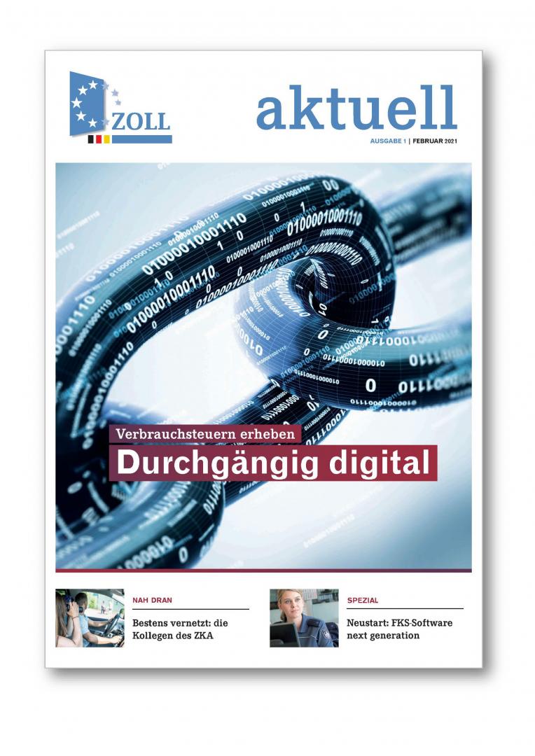 Titelseite Zeitschrift Zoll aktuell Ausgabe 1-2022