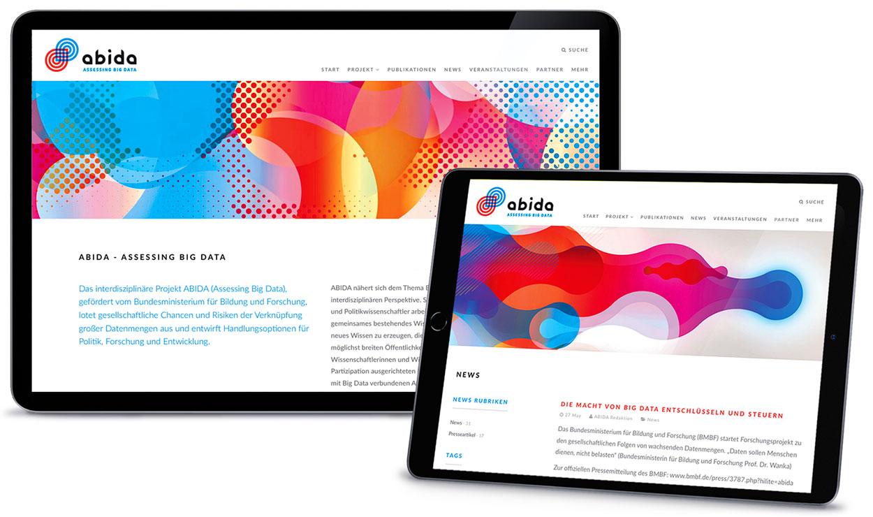 Logodesign und abstrakte Illustrationen sind Kern des Corporate Designs