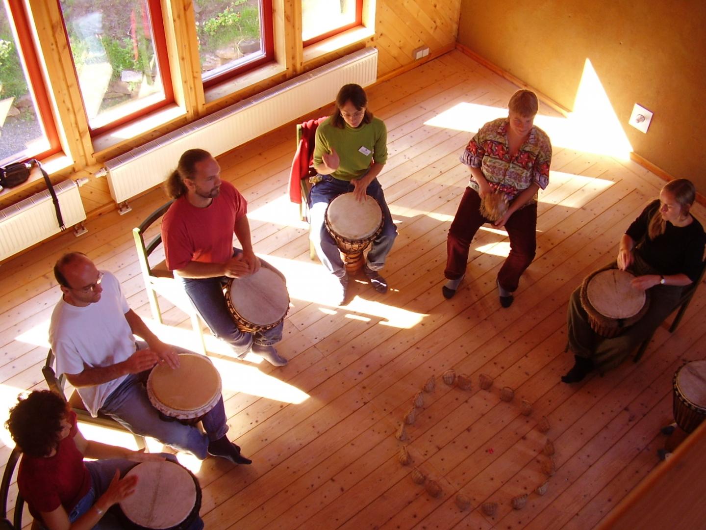Trommelsession mit Jan Schowalter
