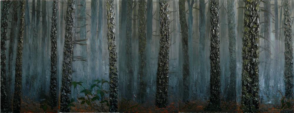 Carolina, Der Wald, 170 x 450 cm