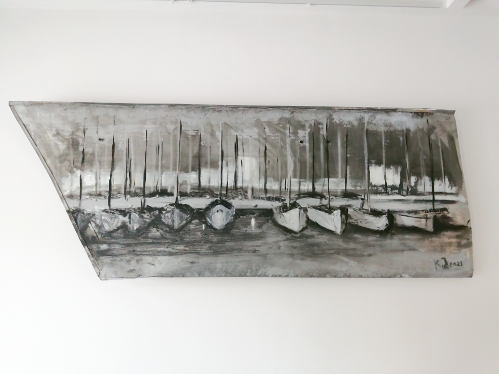 Carolina, der gute Hafen, 130 x 60 cm 