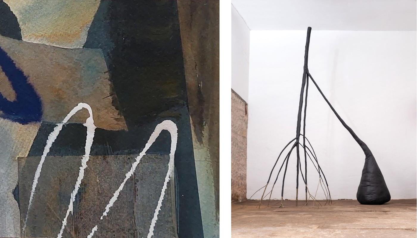 PARADOX Elsa Hagelskamp  (Malerei und Collagen) und Elisabeth Kamps (Installationen und Objekte)