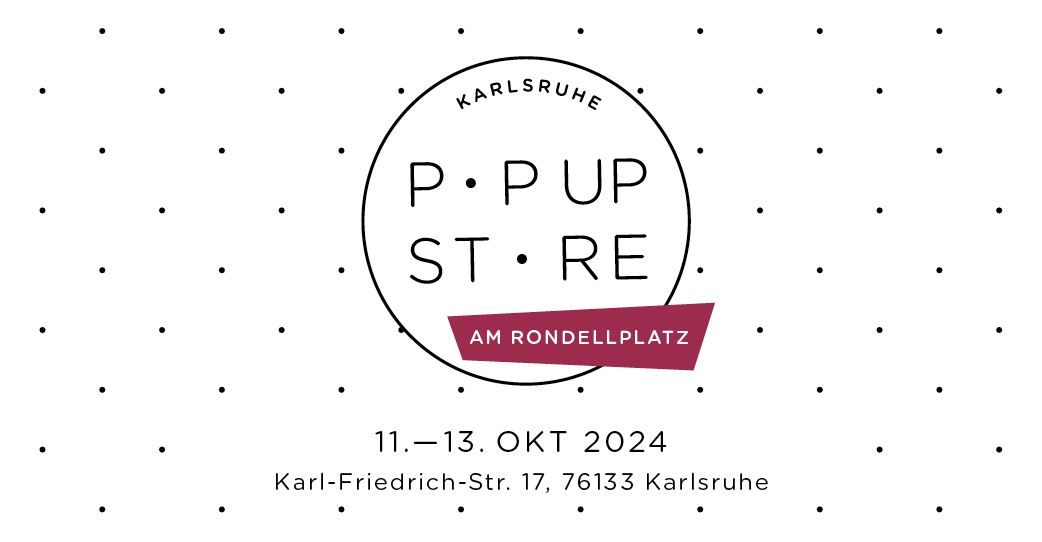 Banner Pop-Up-Store 2024; Grafik: Veronika Biebrich Banner Pop-Up-Store 2024; Grafik: Veronika Biebrich
