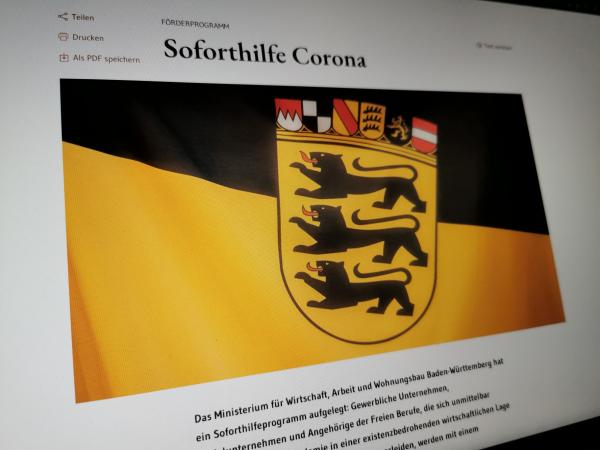 Soforthilfen Corona, Foto: K³-Büro
