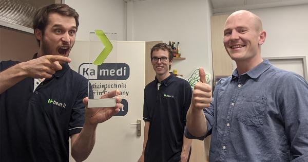 KfW Award Gewinner heat_it, Bild: CyberForum